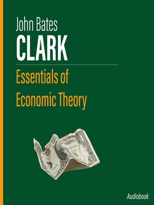 cover image of Essentials of Economic Theory